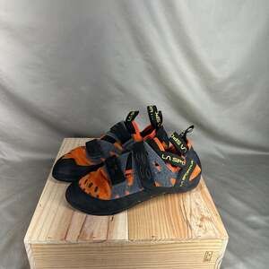 La Sportiva Tarantula Climbing Shoes - Orange/Grey/Black, Size 9.5